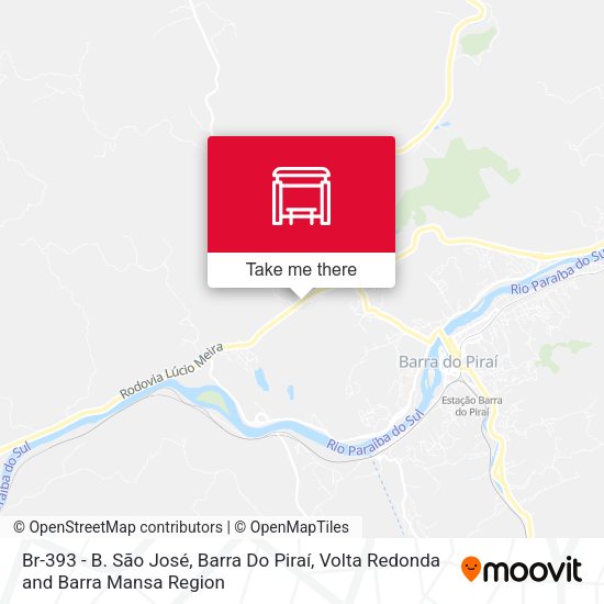 Br-393 - B. São José, Barra Do Piraí map