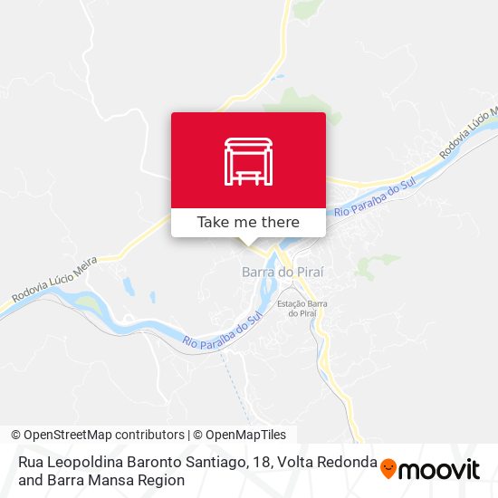 Rua Leopoldina Baronto Santiago, 18 map