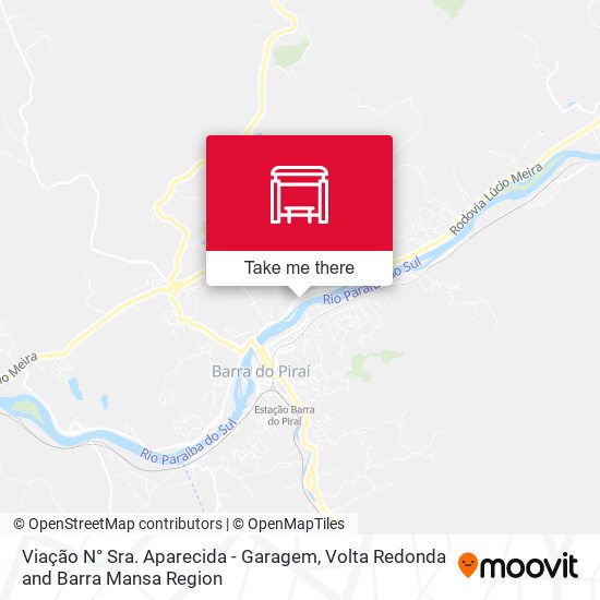 Viação N° Sra. Aparecida - Garagem map