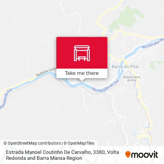 Estrada Manoel Coutinho De Carvalho, 3380 map