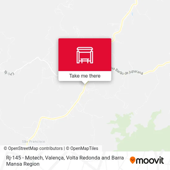 Rj-145 - Motech, Valença map