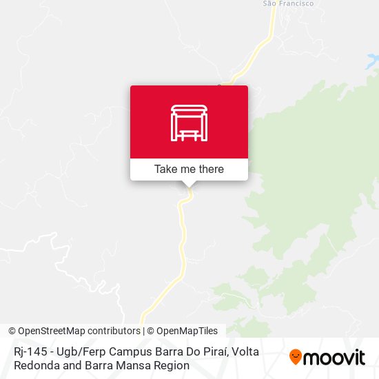Rj-145 - Ugb / Ferp Campus Barra Do Piraí map