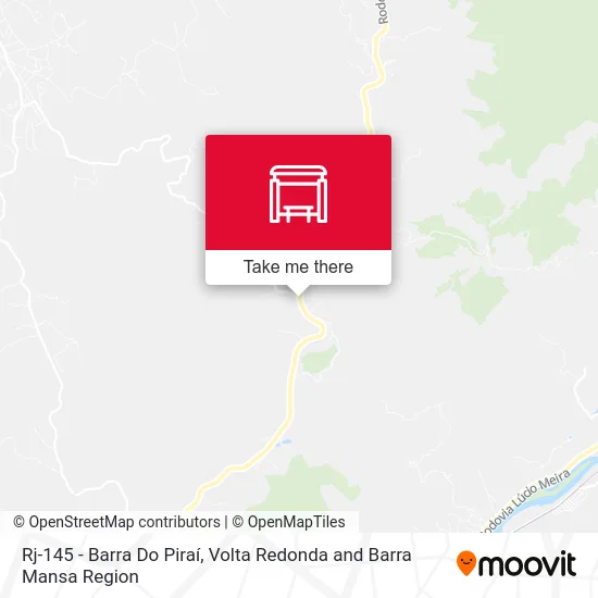 Rj-145 - Barra Do Piraí map