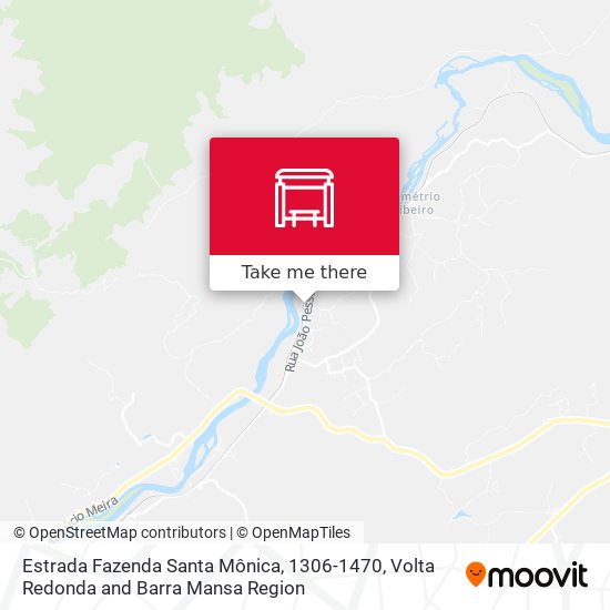 Estrada Fazenda Santa Mônica, 1306-1470 map