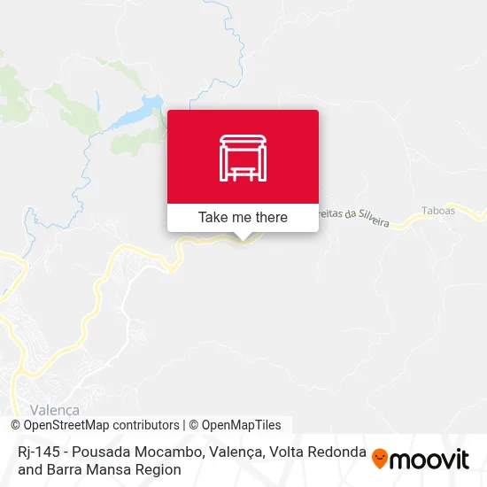Rj-145 - Pousada Mocambo, Valença map