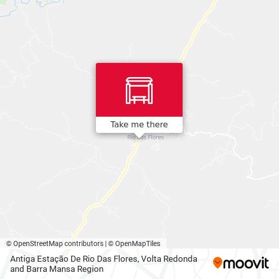 Antiga Estação De Rio Das Flores map