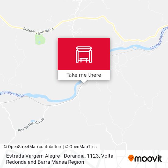 Estrada Vargem Alegre - Dorândia, 1123 map