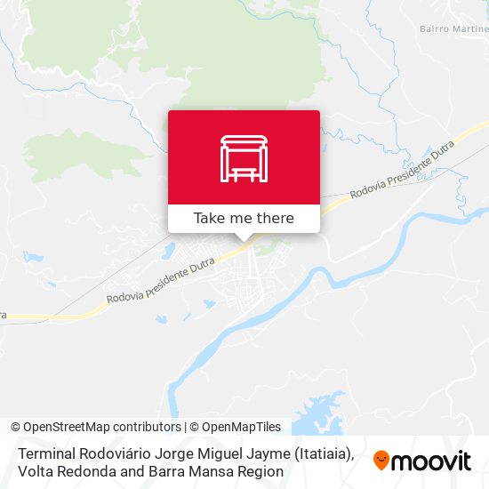 Terminal Rodoviário Jorge Miguel Jayme (Itatiaia) map