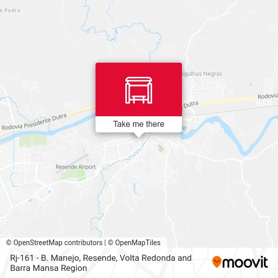 Rj-161 - B. Manejo, Resende map