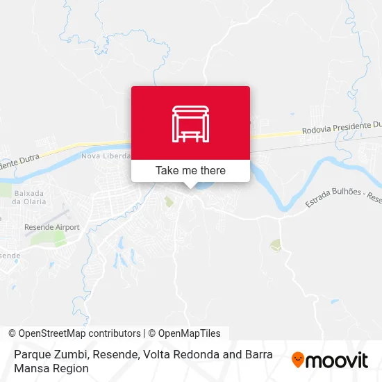 Parque Zumbi, Resende map