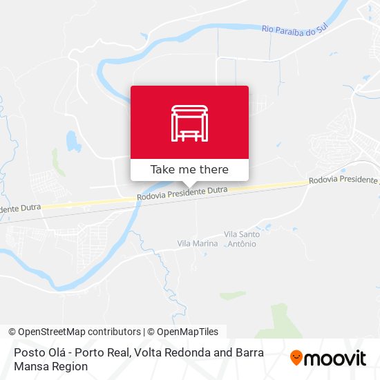 Posto Olá - Porto Real map