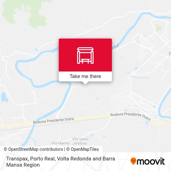Transpax, Porto Real map