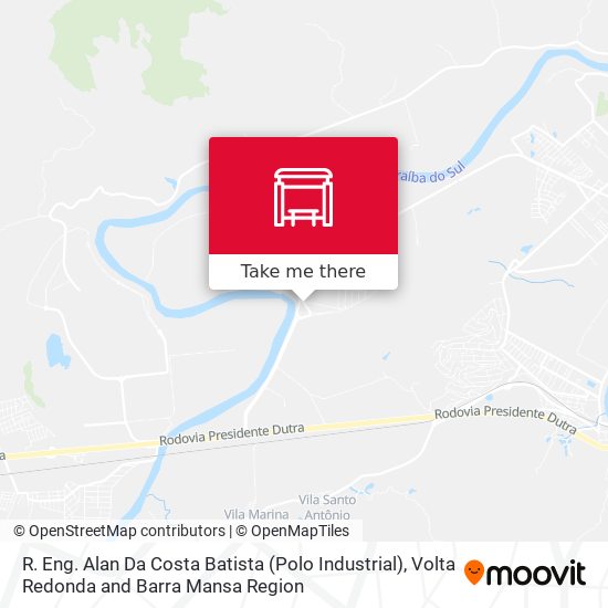 R. Eng. Alan Da Costa Batista (Polo Industrial) map