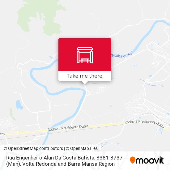 Rua Engenheiro Alan Da Costa Batista, 8381-8737 (Man) map