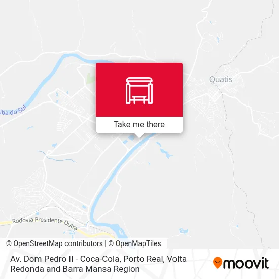 Av. Dom Pedro II - Coca-Cola, Porto Real map