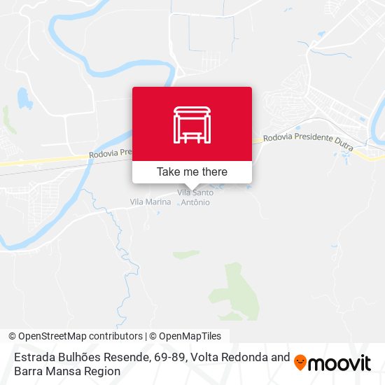 Estrada Bulhões Resende, 69-89 map