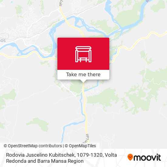 Rodovia Juscelino Kubitschek, 1079-1320 map