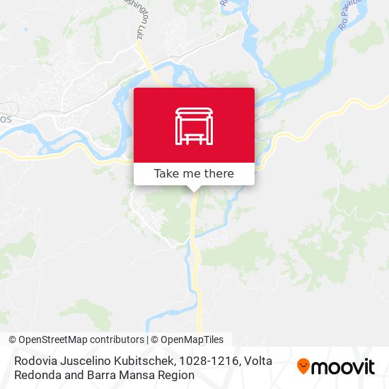 Rodovia Juscelino Kubitschek, 1028-1216 map