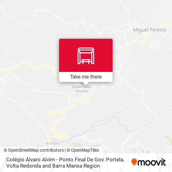 Colégio Álvaro Alvim - Ponto Final De Gov. Portela map