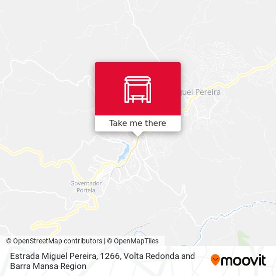 Estrada Miguel Pereira, 1266 map