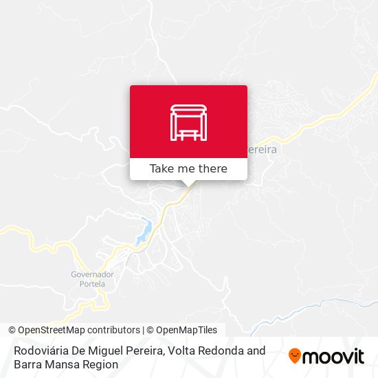 Rodoviária De Miguel Pereira map