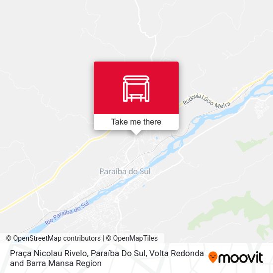 Praça Nicolau Rivelo, Paraíba Do Sul map