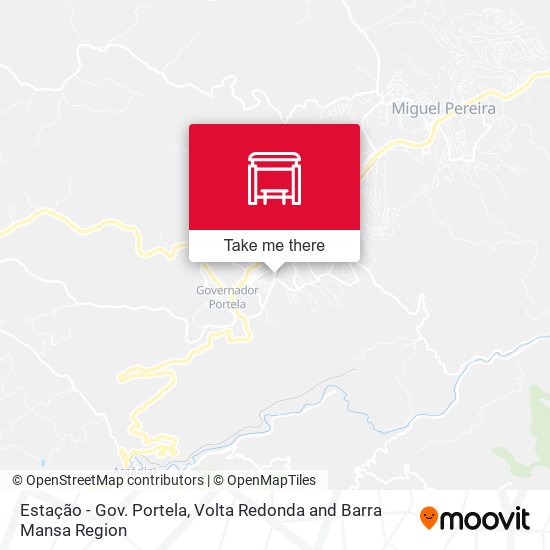 Estação - Gov. Portela map