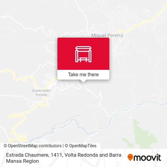 Estrada Chaumere, 1411 map