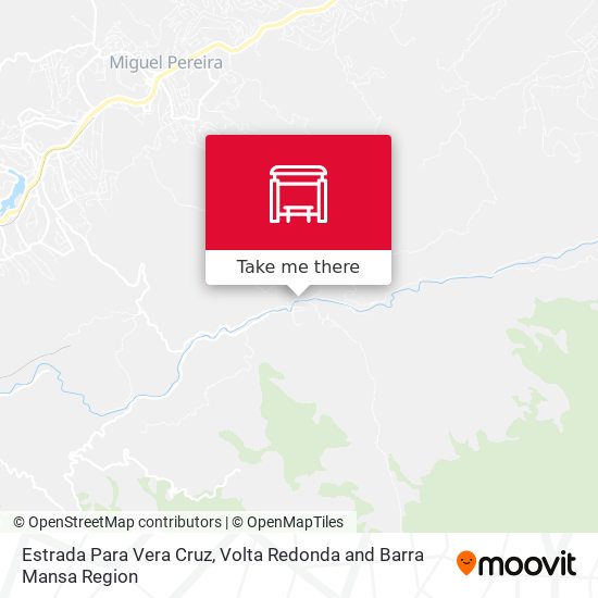 Mapa Estrada Para Vera Cruz