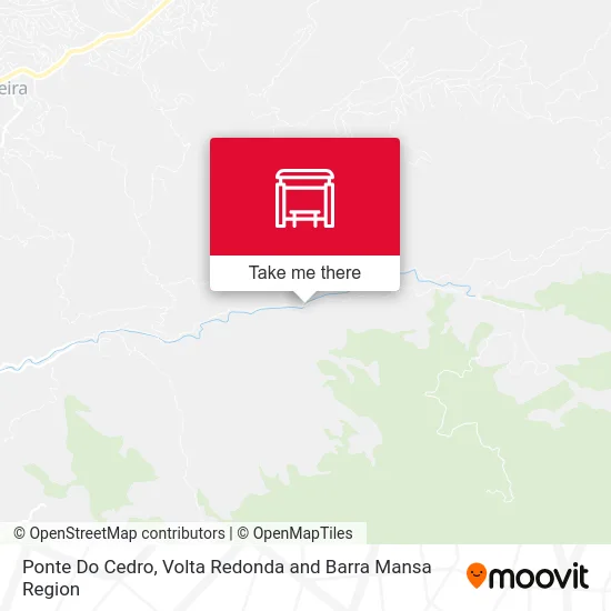 Ponte Do Cedro map