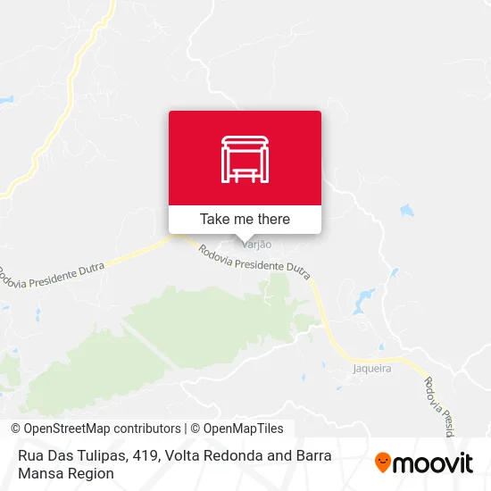 Rua Das Tulipas, 419 map