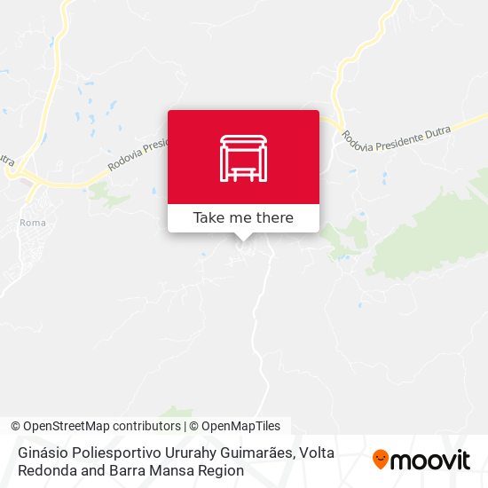 Ginásio Poliesportivo Ururahy Guimarães map