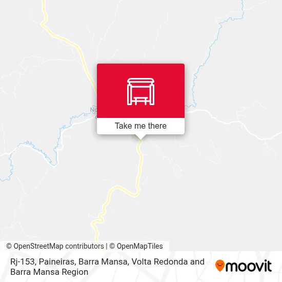 Rj-153, Paineiras, Barra Mansa map