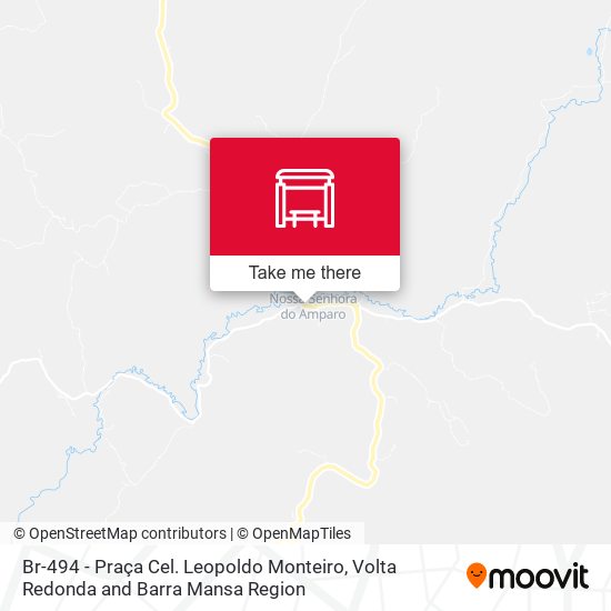 Br-494 - Praça Cel. Leopoldo Monteiro map