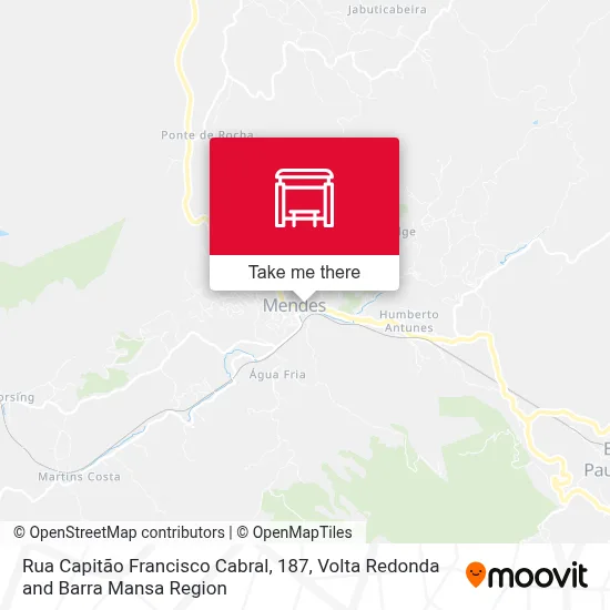 Rua Capitão Francisco Cabral, 187 map