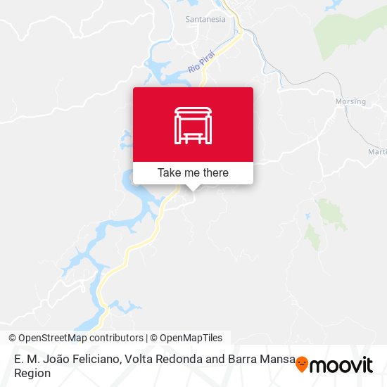 E. M. João Feliciano map