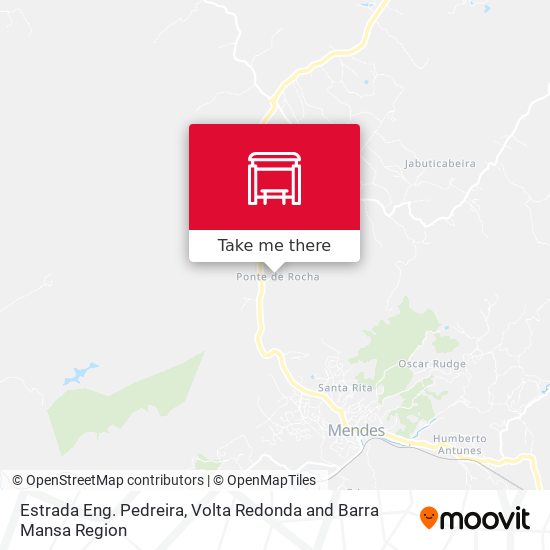 Estrada Eng. Pedreira map