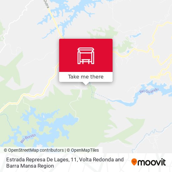 Estrada Represa De Lages, 11 map