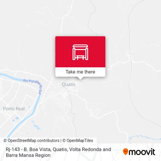 Rj-143 - B. Boa Vista, Quatis map