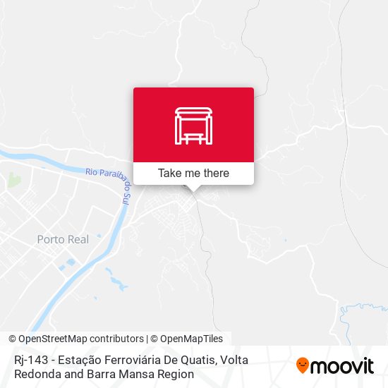 Rj-143 - Estação Ferroviária De Quatis map