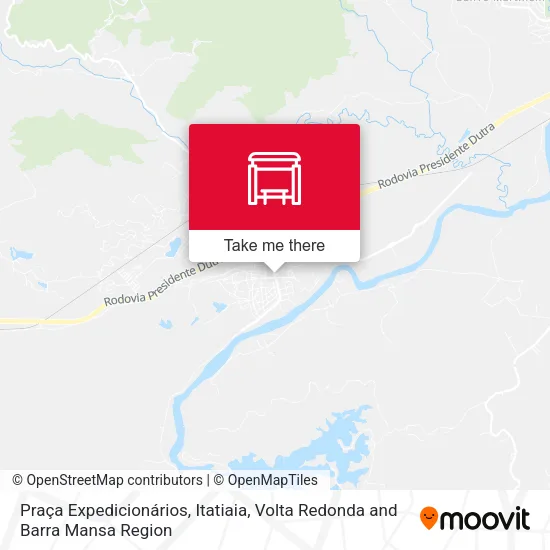 Praça Expedicionários, Itatiaia map