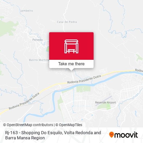 Rj-163 - Shopping Do Esquilo map