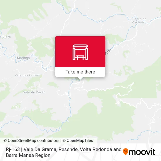Rj-163 | Vale Da Grama, Resende map