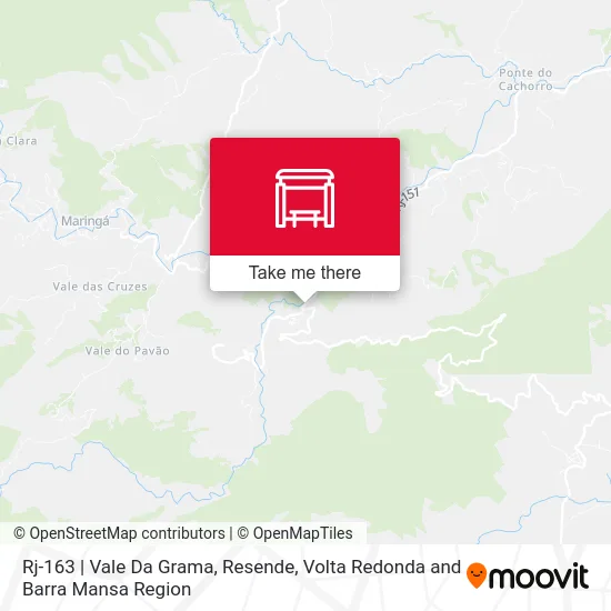 Rj-163 | Vale Da Grama, Resende map