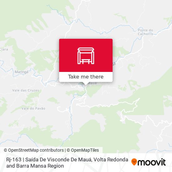 Rj-163 | Saída De Visconde De Mauá map