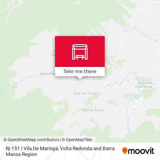 Rj-151 | Vila De Maringá map