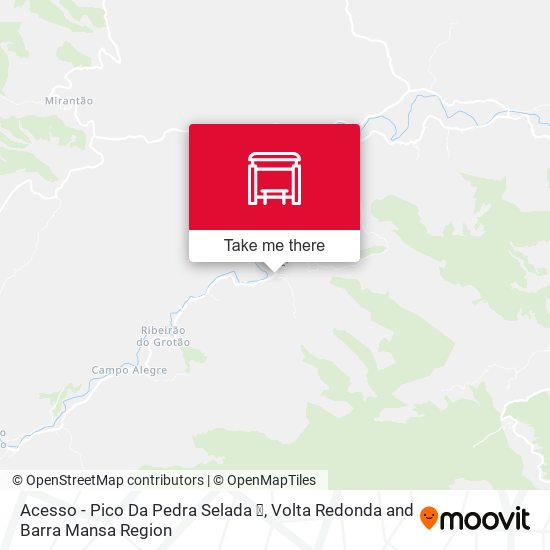 Acesso - Pico Da Pedra Selada ❆ map