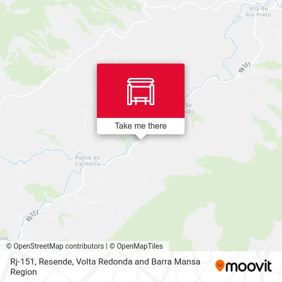 Rj-151, Resende map