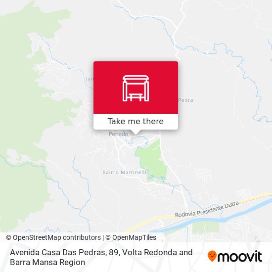 Avenida Casa Das Pedras, 89 map
