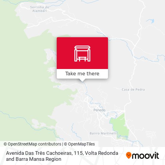 Avenida Das Três Cachoeiras, 115 map